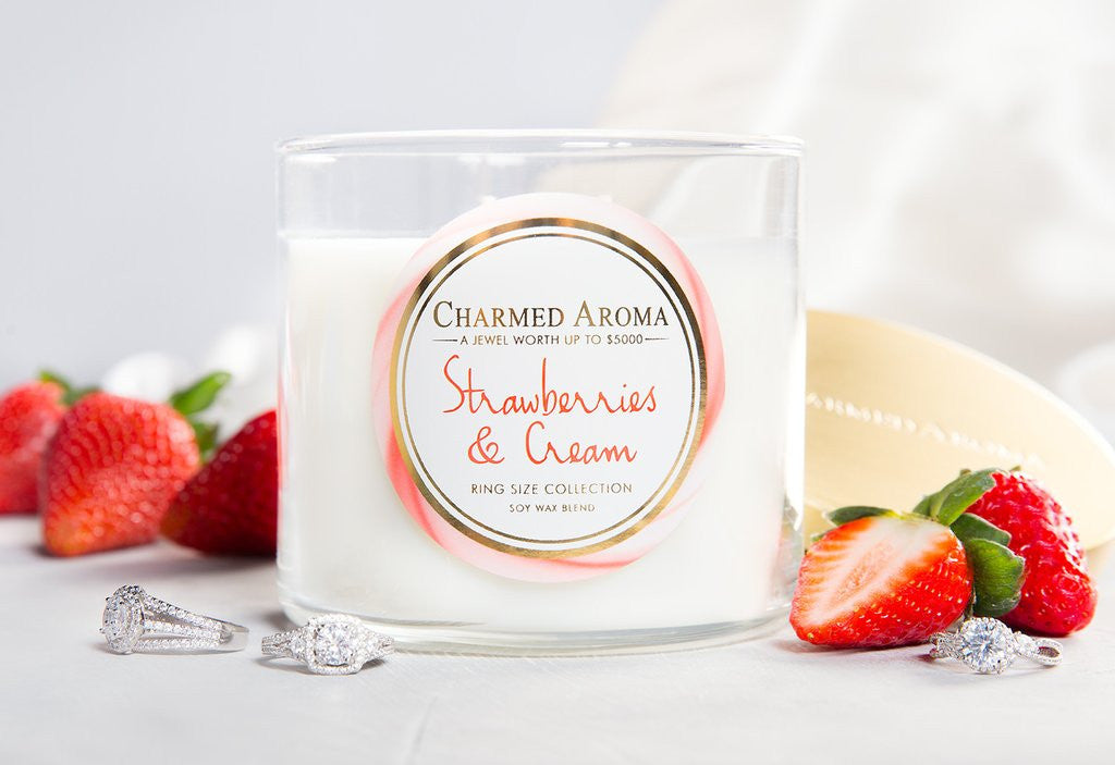 STRAWBERRIES AND CREAM CANDLE